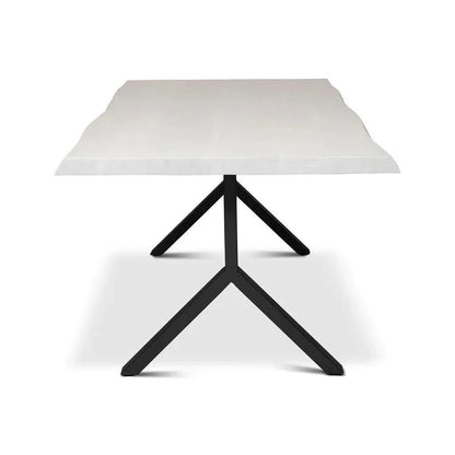 Brooks Y Base Rectangular Dining Table-Dining Tables-Urbia-LOOMLAN