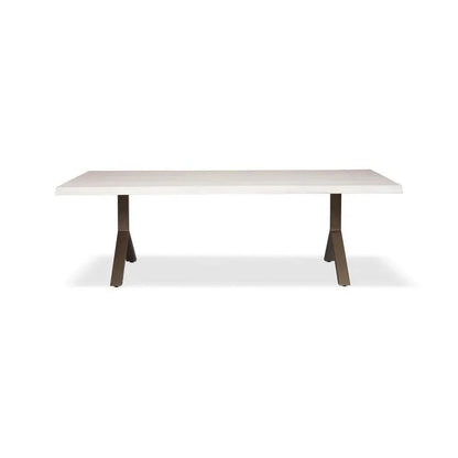 Brooks Y Base Rectangular Dining Table-Dining Tables-Urbia-LOOMLAN