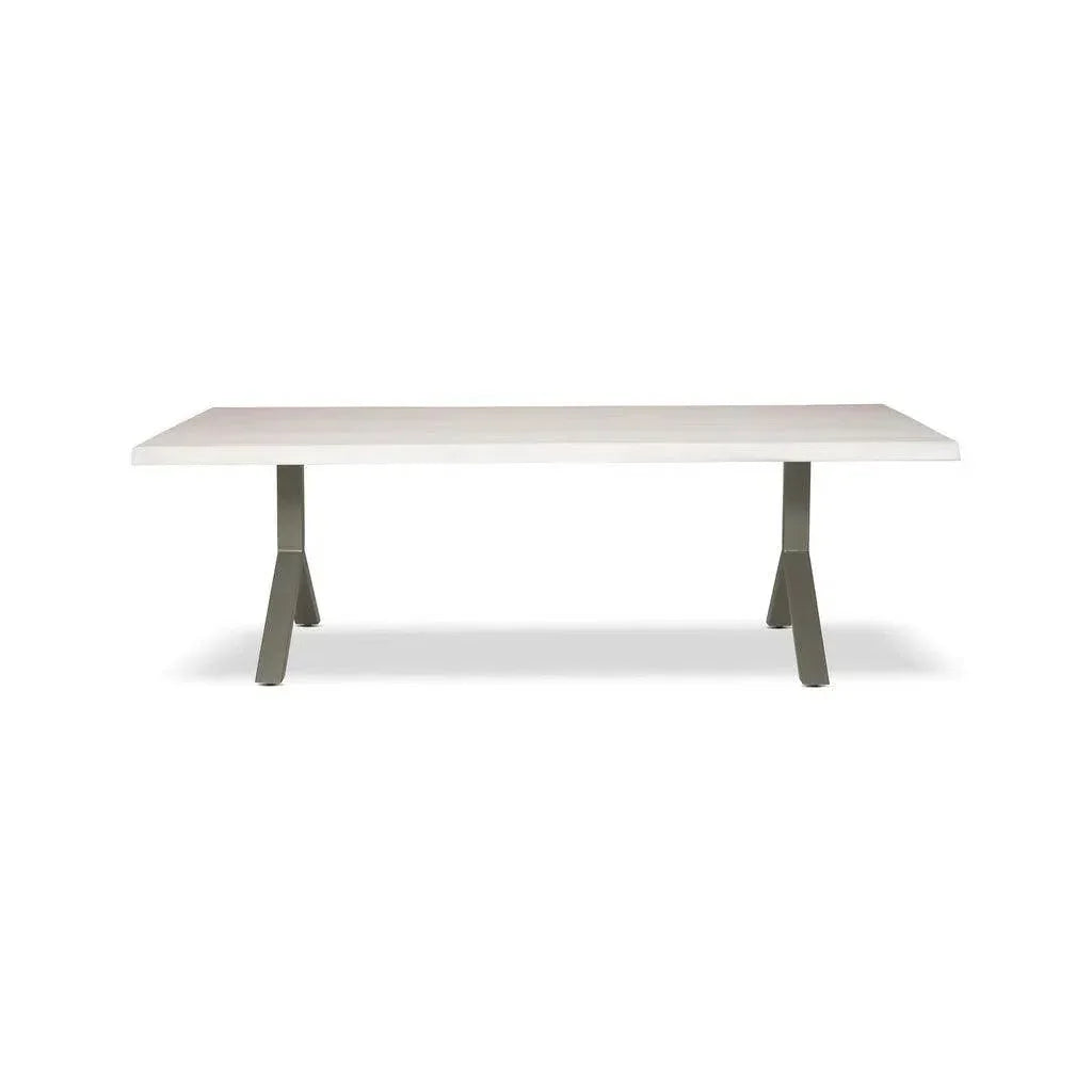 Brooks Y Base Rectangular Dining Table-Dining Tables-Urbia-LOOMLAN
