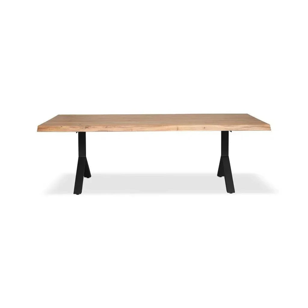 Brooks Y Base Rectangular Dining Table-Dining Tables-Urbia-LOOMLAN