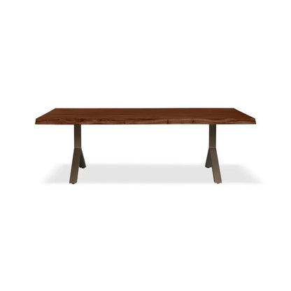 Brooks Y Base Rectangular Dining Table-Dining Tables-Urbia-LOOMLAN