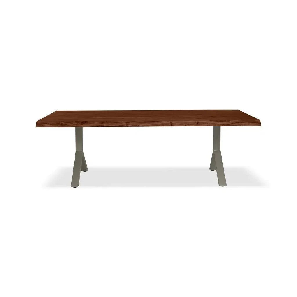 Brooks Y Base Rectangular Dining Table-Dining Tables-Urbia-LOOMLAN
