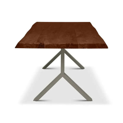 Brooks Y Base Rectangular Dining Table-Dining Tables-Urbia-LOOMLAN