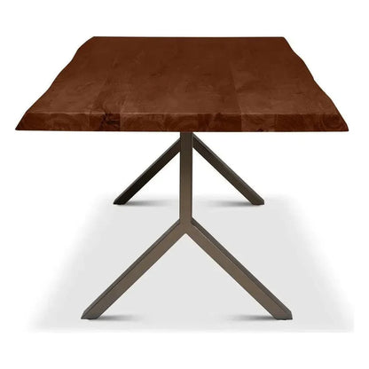 Brooks Y Base Rectangular Dining Table-Dining Tables-Urbia-LOOMLAN