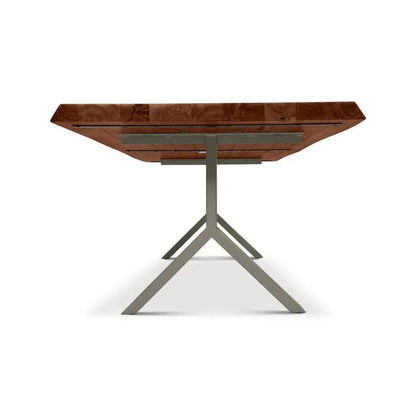 Brooks Y Base Rectangular Dining Table-Dining Tables-Urbia-LOOMLAN