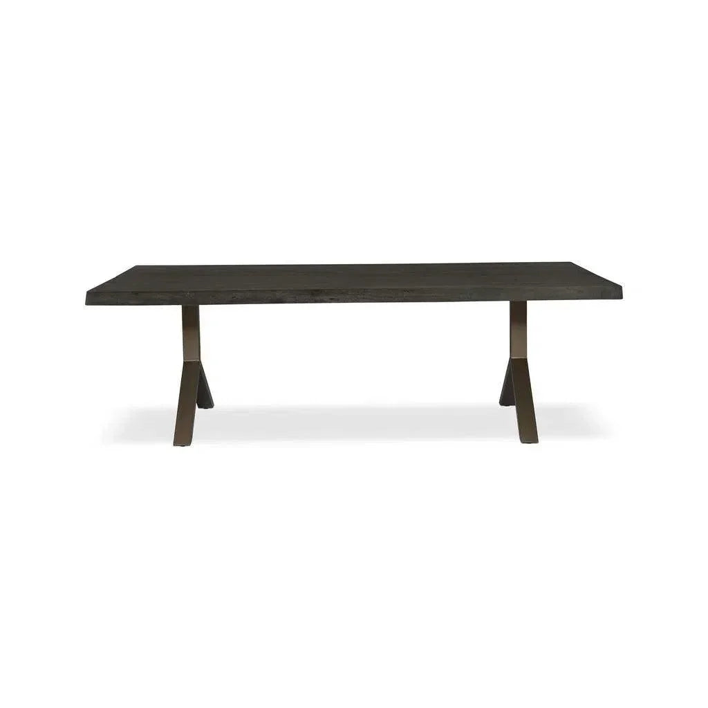 Brooks Y Base Rectangular Dining Table-Dining Tables-Urbia-LOOMLAN