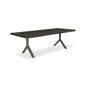 Brooks Y Base Rectangular Dining Table-Dining Tables-Urbia-79"-Ebonized, Pewter-LOOMLAN