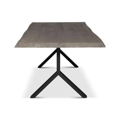 Brooks Y Base Rectangular Dining Table-Dining Tables-Urbia-LOOMLAN