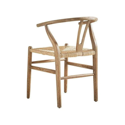 Broomstick Wood Framed Armless Dining Chair - LOOMLAN - Furniture Classics - Dining Chairs