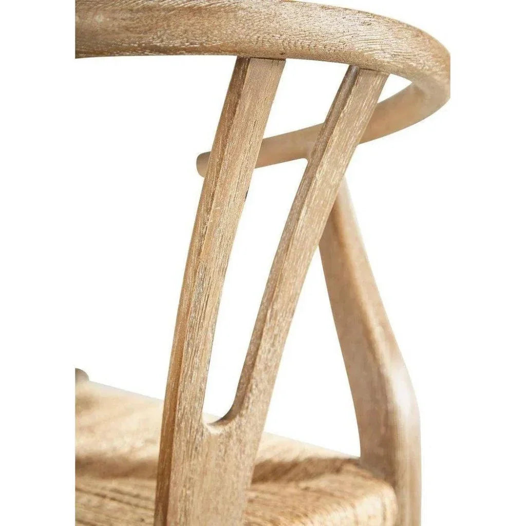 Broomstick Wood Framed Armless Dining Chair - LOOMLAN - Furniture Classics - Dining Chairs