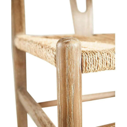 Broomstick Wood Framed Armless Dining Chair - LOOMLAN - Furniture Classics - Dining Chairs