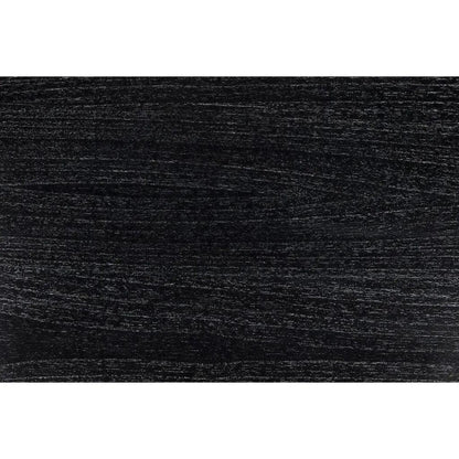 Brosche Dining Table, Hand Rubbed Black-Dining Tables-Noir-LOOMLAN