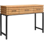 Brown Fir Wood Iron Logan Console - LOOMLAN - Jamie Young - Console Tables