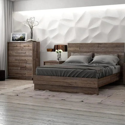 Brown Reclaimed Solid Wood Nevada 6 Drawer Chest - LOOMLAN - LH Imports - Chests