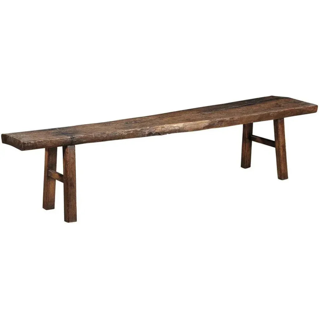 Brown Simple Antique Bench - LOOMLAN - Furniture Classics - Bedroom Benches