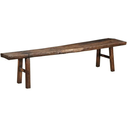 Brown Simple Antique Bench - LOOMLAN - Furniture Classics - Bedroom Benches