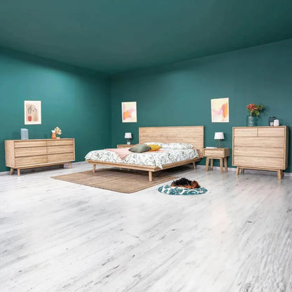 Brown Solid Wood Gia 1 Drawer Nightstand - LOOMLAN - LH Imports - Nightstands