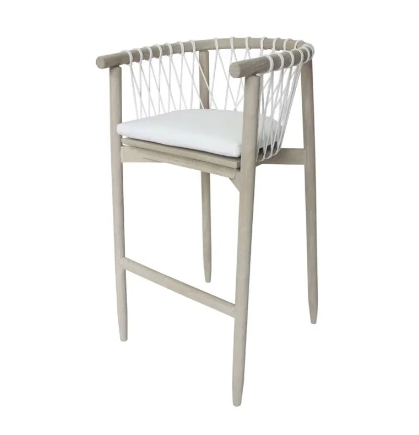 Brown Wood Strand Counter Stool