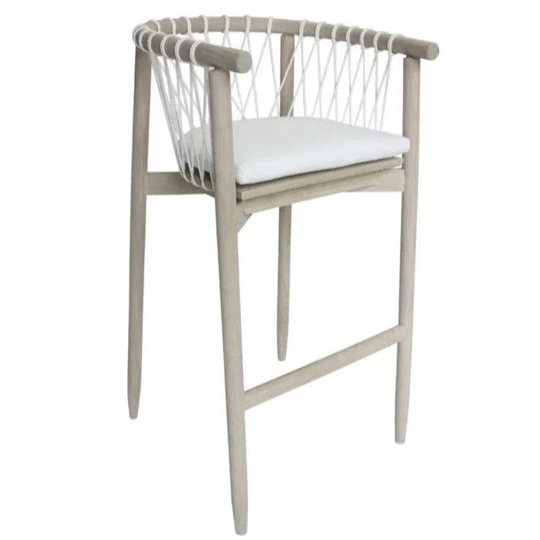 Brown Wood Strand Counter Stool