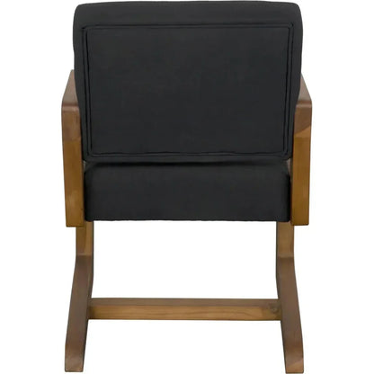 Bruce Teak Wood Arm Chair - LOOMLAN - Noir - Accent Chairs