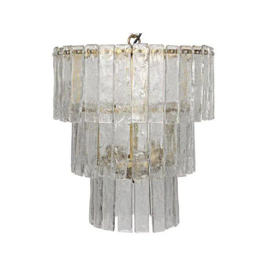 Bruna Metal Small Chandelier With Brass - LOOMLAN - Noir - Chandeliers