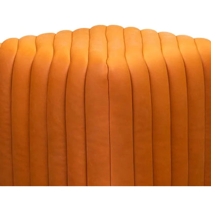 Bryant Leather Finish Cube Ottoman - LOOMLAN - Ottomans