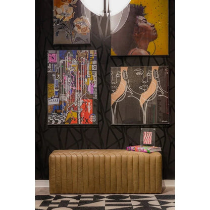 Bryant Leather Luxurious Bench Ottoman - LOOMLAN - Ottomans