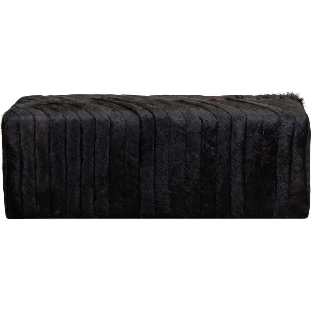 Bryant Leather Luxurious Bench Ottoman - LOOMLAN - Ottomans