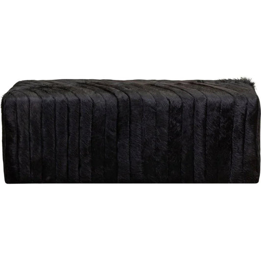 Bryant Leather Luxurious Bench Ottoman - LOOMLAN - Ottomans