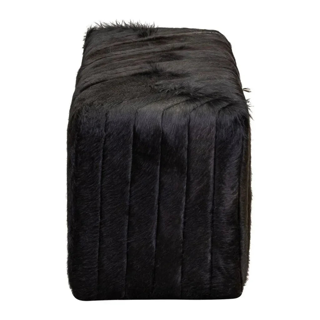 Bryant Leather Luxurious Bench Ottoman - LOOMLAN - Ottomans