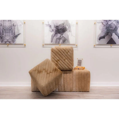 Bryant Leather Luxurious Bench Ottoman - LOOMLAN - Ottomans