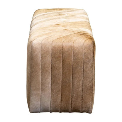 Bryant Leather Luxurious Bench Ottoman - LOOMLAN - Ottomans