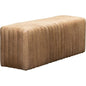 Bryant Leather Luxurious Bench Ottoman - LOOMLAN - Ottomans