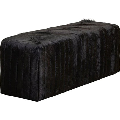 Bryant Leather Luxurious Bench Ottoman - LOOMLAN - Ottomans