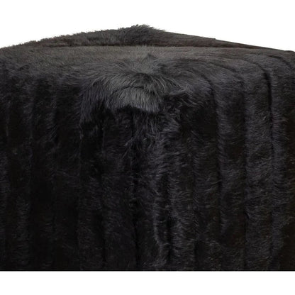 Bryant Leather Plush Comfort Cube Ottoman - LOOMLAN - Ottomans