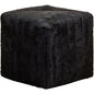 Bryant Leather Plush Comfort Cube Ottoman - LOOMLAN - Ottomans
