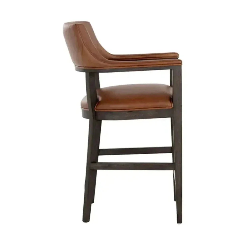 Brylea Leather Counter Stool - LOOMLAN - SUNPAN - Counter Stools
