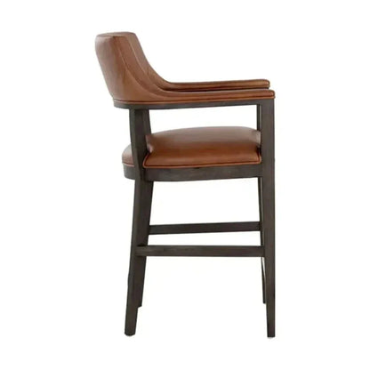Brylea Leather Counter Stool - LOOMLAN - SUNPAN - Counter Stools