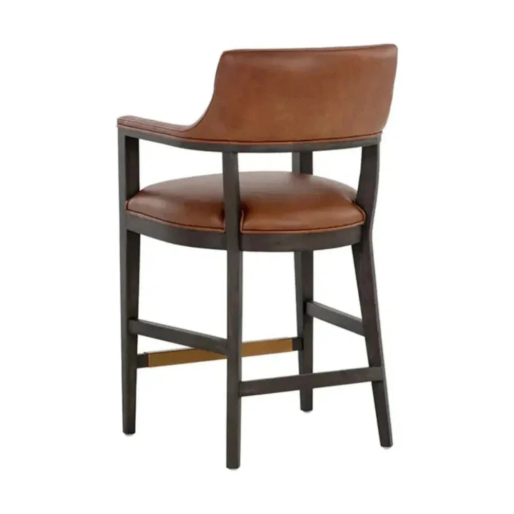 Brylea Leather Counter Stool - LOOMLAN - SUNPAN - Counter Stools