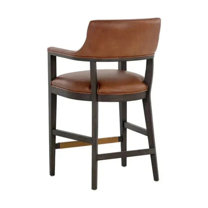 Brylea Leather Counter Stool - LOOMLAN - SUNPAN - Counter Stools