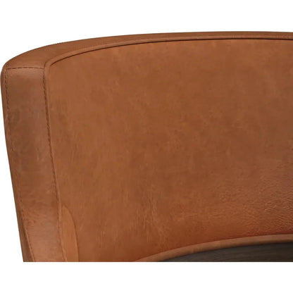 Brylea Leather Modern Barstool - LOOMLAN - SUNPAN - Bar Stools