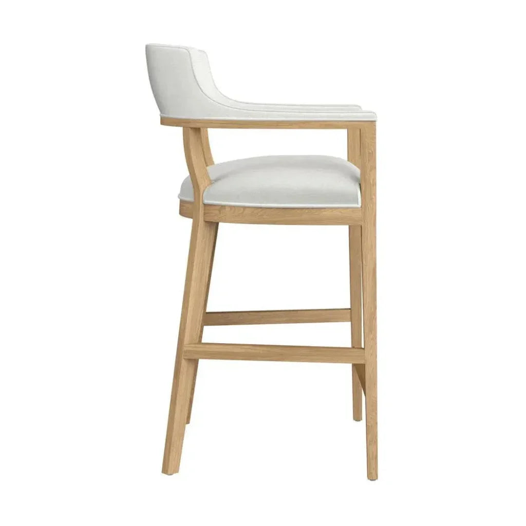 Brylea Leather Modern Barstool - LOOMLAN - SUNPAN - Bar Stools