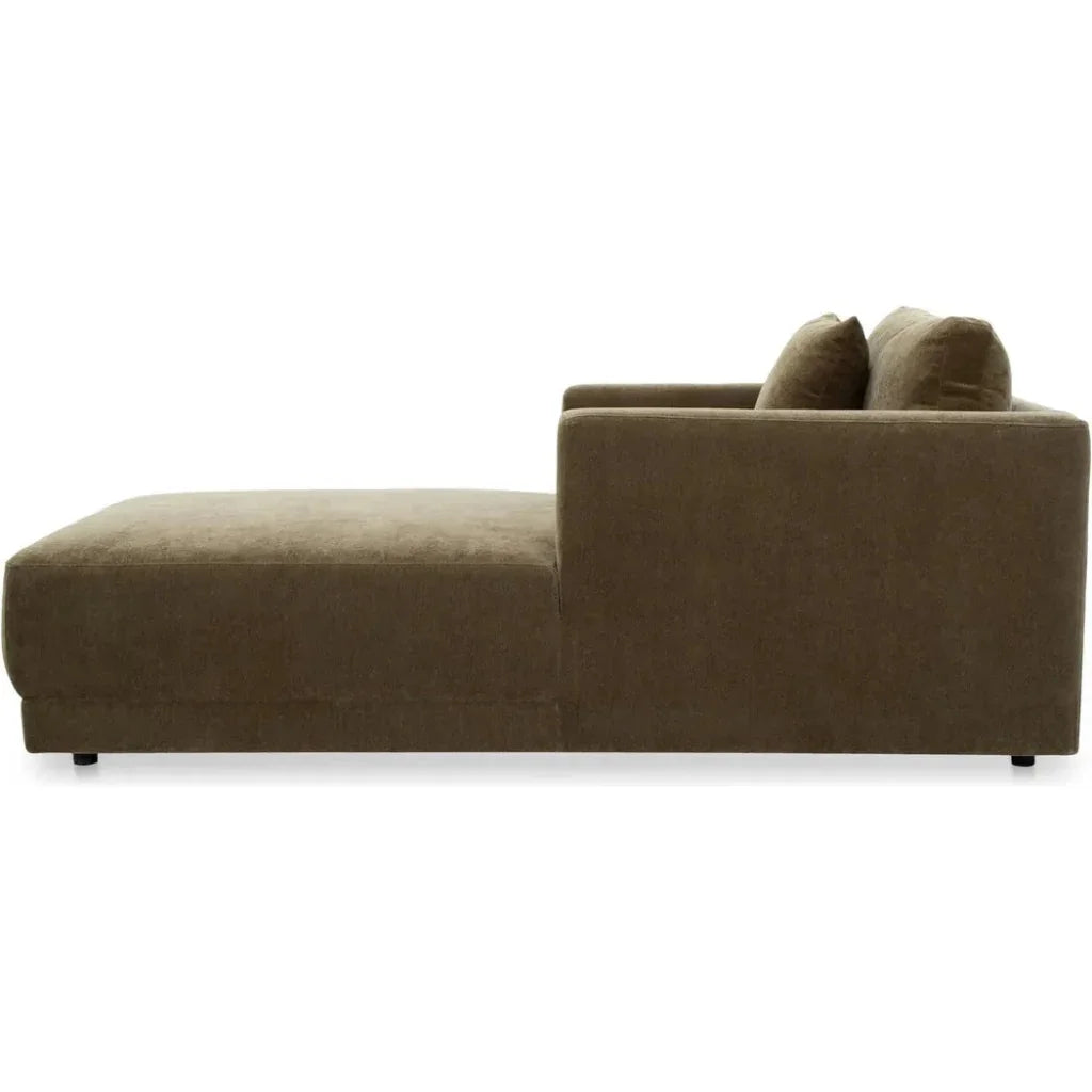 Bryn Performance Fabric Chaise - LOOMLAN - Moe's Home - Chaises