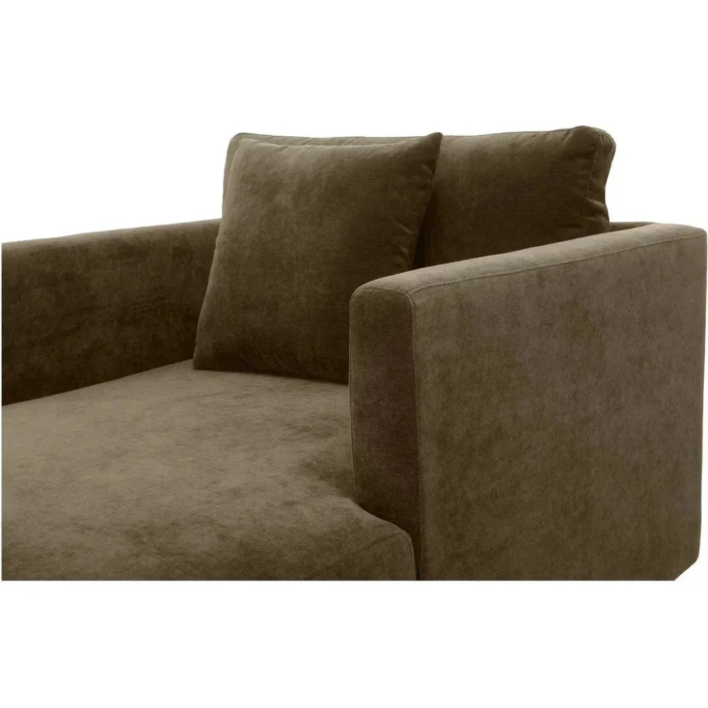 Bryn Performance Fabric Chaise - LOOMLAN - Moe's Home - Chaises