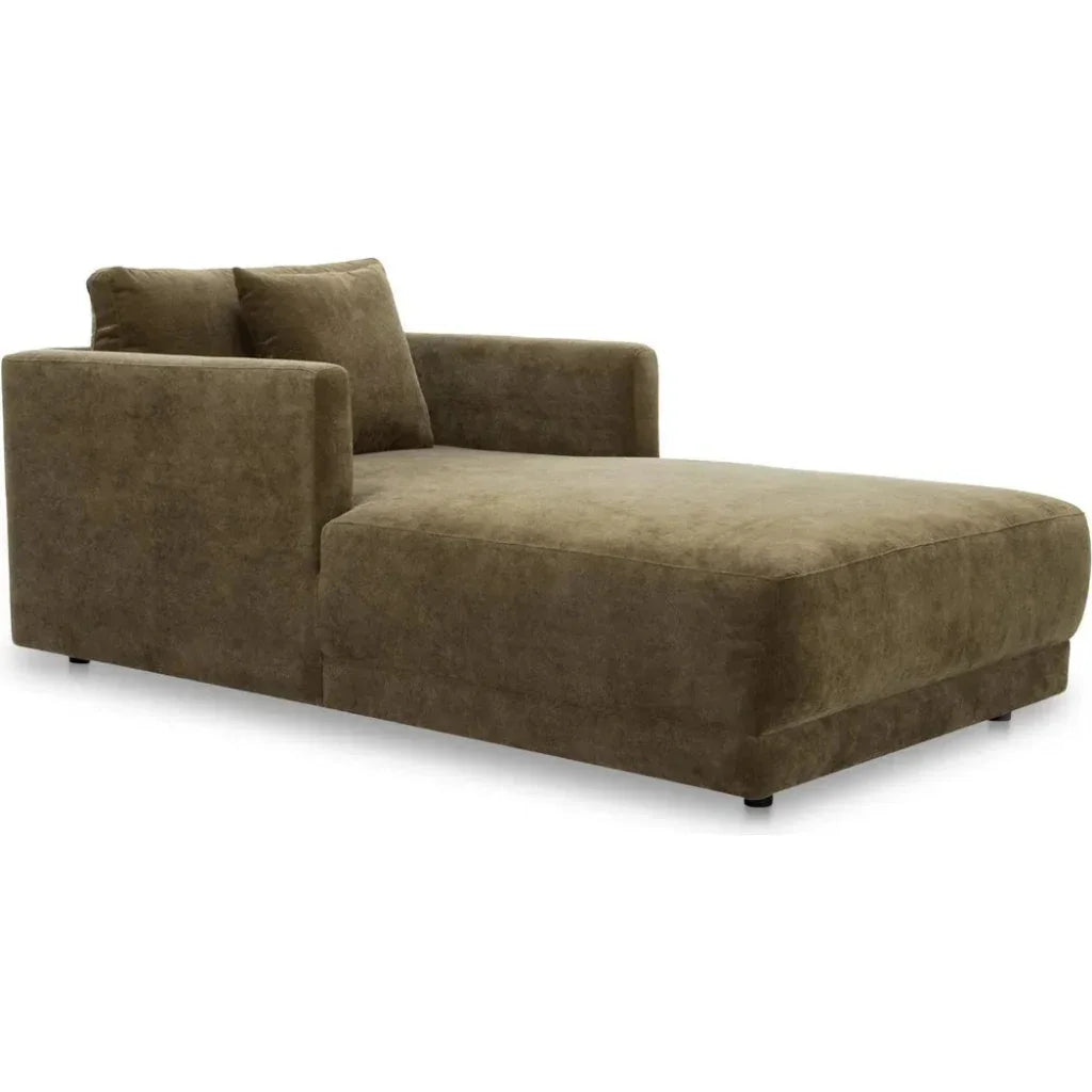 Bryn Performance Fabric Chaise - LOOMLAN - Moe's Home - Chaises