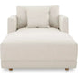 Bryn Performance Fabric Chaise - LOOMLAN - Moe's Home - Chaises