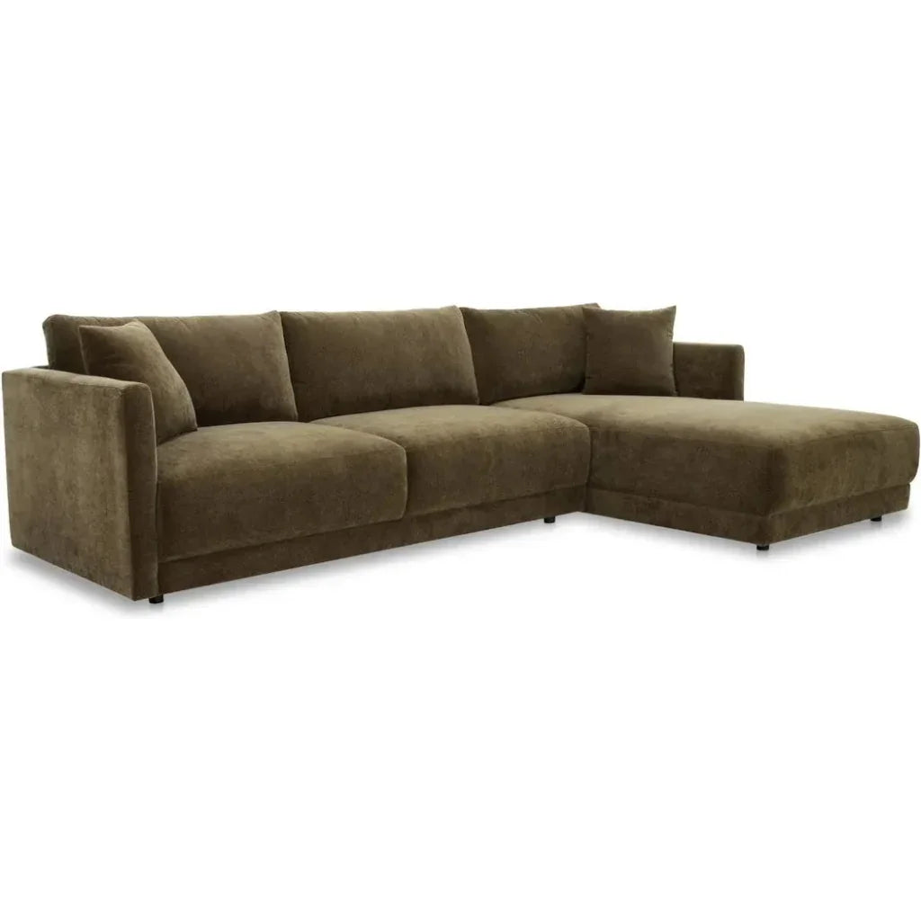 Bryn Performance Fabric Sectional Left-Modular Sofas-Moe's Home-LOOMLAN