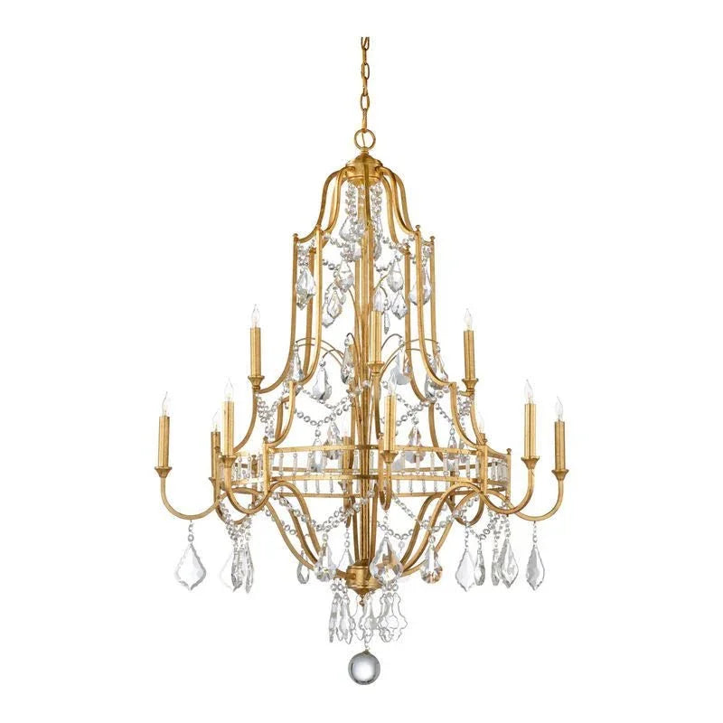 Buckhead Clear Crystal Elegance Chandelier - LOOMLAN - Wildwood - Chandeliers