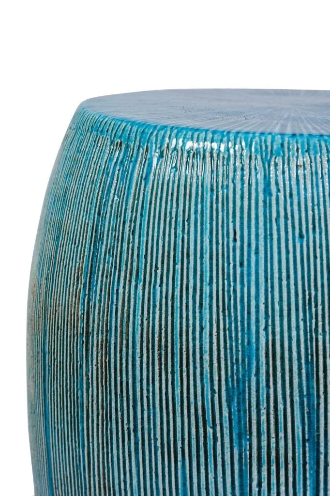 Bud Ceramic Patio Armless Stool-Garden Stools-Seasonal Living-LOOMLAN