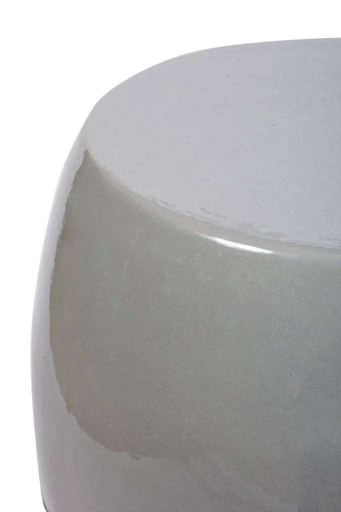 Bud Ceramic Patio Armless Stool-Garden Stools-Seasonal Living-LOOMLAN